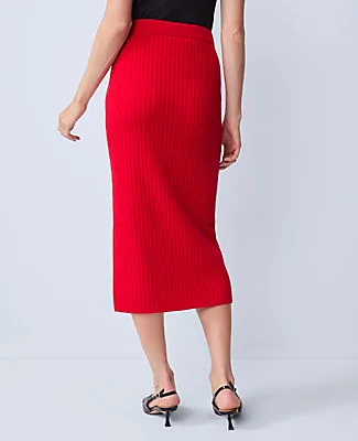 Ann Taylor Ribbed Sweater Skirt sold by Ann Taylor product image thumbnail 3