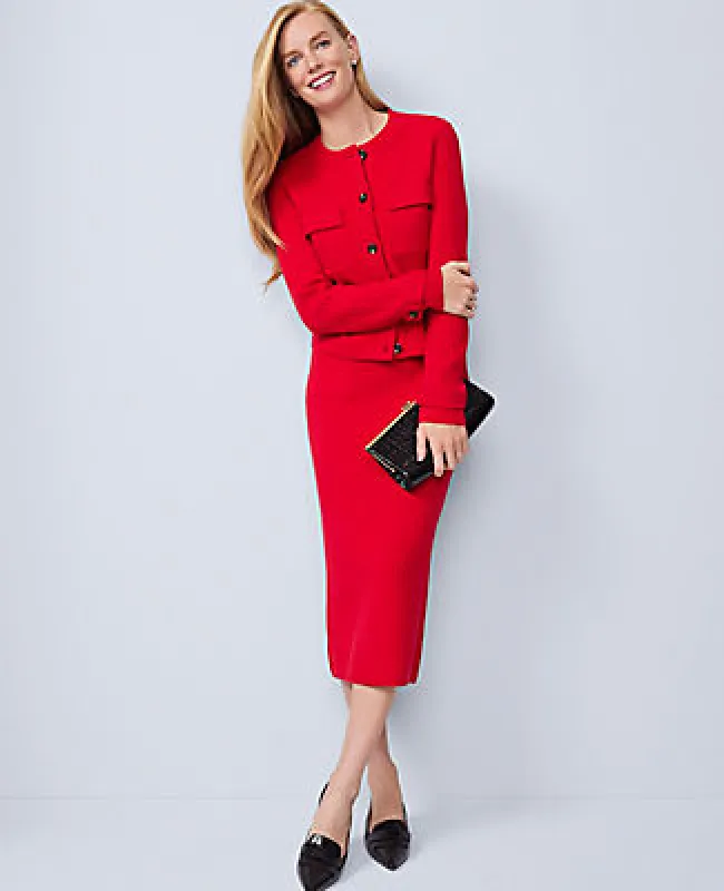 Ann Taylor Ribbed Sweater Skirt sold by Ann Taylor