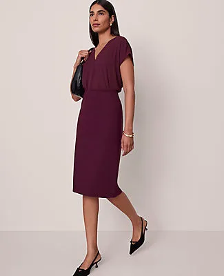 Ann Taylor Ponte Pencil Skirt sold by Ann Taylor