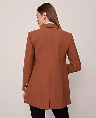 Ann Taylor Petite Fitted Long Double Breasted Coat sold by Ann Taylor product image thumbnail 3