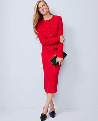 Ann Taylor Ribbed Sweater Skirt sold by Ann Taylor