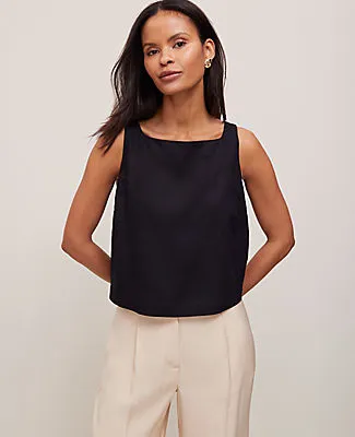 Ann Taylor Linen Blend Tank Top sold by Ann Taylor