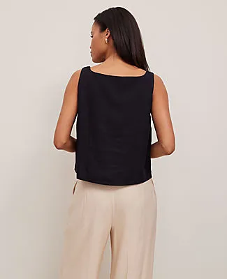 Ann Taylor Linen Blend Tank Top sold by Ann Taylor product image thumbnail 2