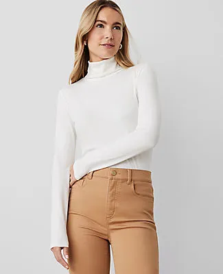 Ann Taylor Petite Weekend Collection Turtleneck Top sold by Ann Taylor