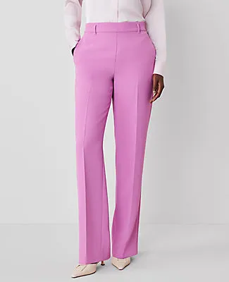 Ann Taylor The Petite Side-Zip Straight Pant in Fluid Crepe sold by Ann Taylor product image thumbnail 2