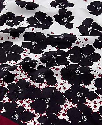 Ann Taylor Floral Triangle Silk Scarf sold by Ann Taylor product image thumbnail 2