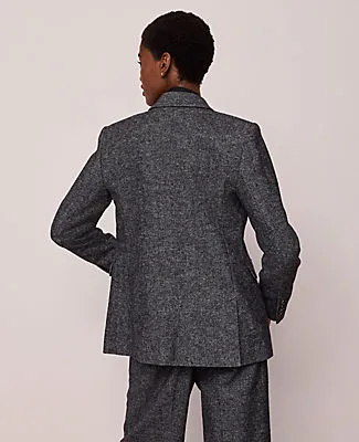 Ann Taylor The Petite Greenwich Blazer in Herringbone sold by Ann Taylor product image thumbnail 2