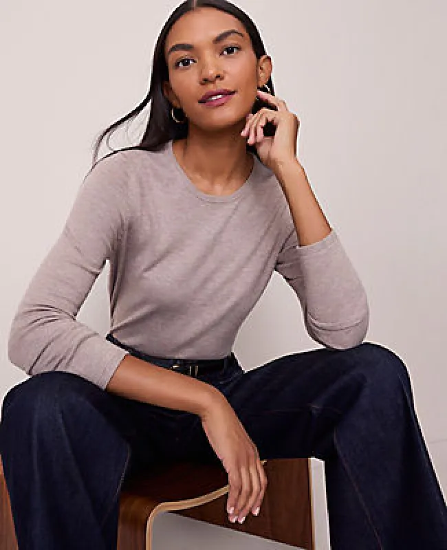 Ann Taylor Essential Crew Neck Sweater sold by Ann Taylor