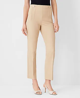 Ann Taylor The Pencil Sailor Pant in Twill sold by Ann Taylor product image thumbnail 2