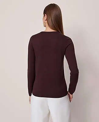 Ann Taylor Essential Crew Neck Sweater sold by Ann Taylor product image thumbnail 2