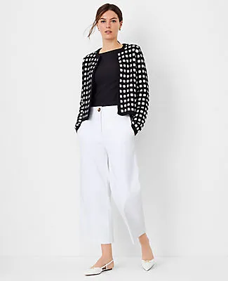 Ann Taylor The Kate Wide-Leg Crop Pant sold by Ann Taylor