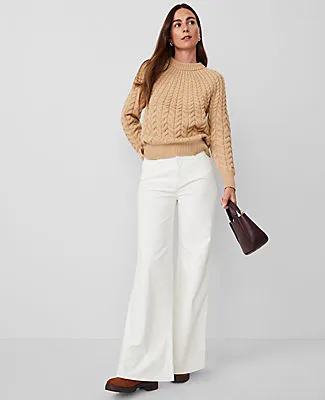 Ann Taylor The Wide Leg Corduroy Pant sold by Ann Taylor product image thumbnail 2