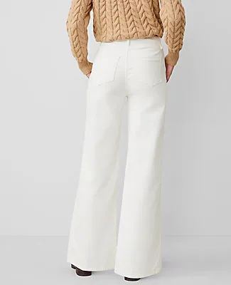 Ann Taylor The Wide Leg Corduroy Pant sold by Ann Taylor product image thumbnail 4