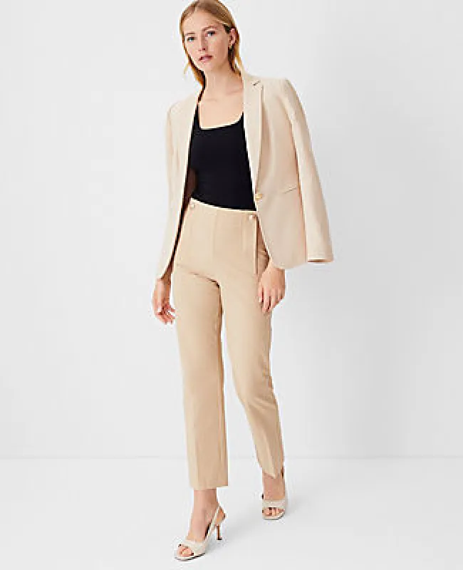 Ann Taylor The Tall Pencil Sailor Pant in Twill sold by Ann Taylor