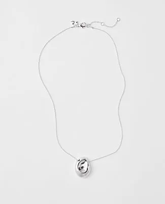 Ann Taylor Metal Disc Pendant Necklace sold by Ann Taylor