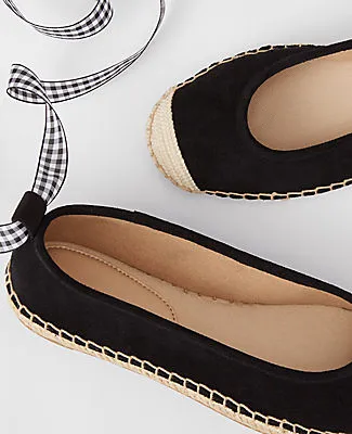 Ann Taylor Suede Espadrille Flats sold by Ann Taylor product image thumbnail 2