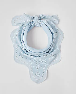 Ann Taylor Eyelet Square Scarf sold by Ann Taylor