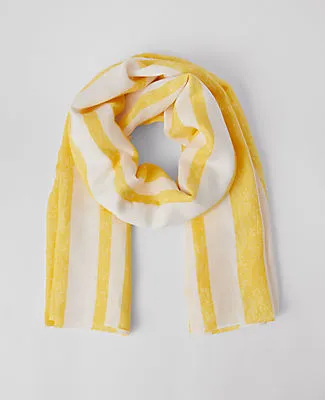 Ann Taylor Weekend Collection Striped Scarf sold by Ann Taylor
