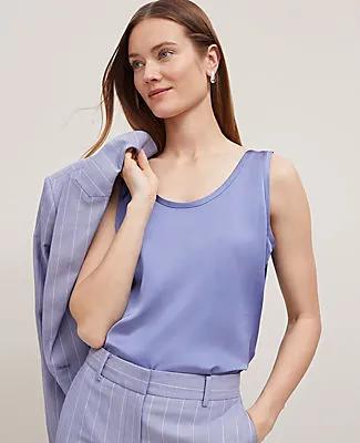 Ann Taylor Scoop Neck Tank Top sold by Ann Taylor product image thumbnail 3