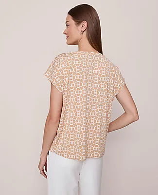 Ann Taylor Chain Link Mixed Media Top sold by Ann Taylor product image thumbnail 2