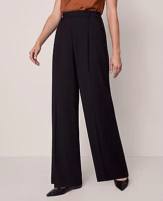 Ann Taylor The Side Button Wide-Leg Pant sold by Ann Taylor product image thumbnail 3