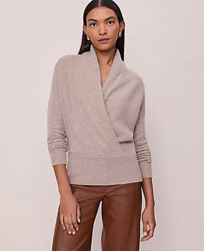 Ann Taylor Petite Cashmere Shawl Collar Sweater sold by Ann Taylor