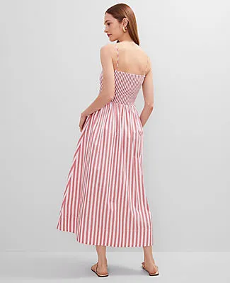 Ann Taylor Petite Striped Maxi Flare Dress sold by Ann Taylor product image thumbnail 2