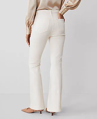 Ann Taylor The Tab Pocket Flare Jean sold by Ann Taylor product image thumbnail 4