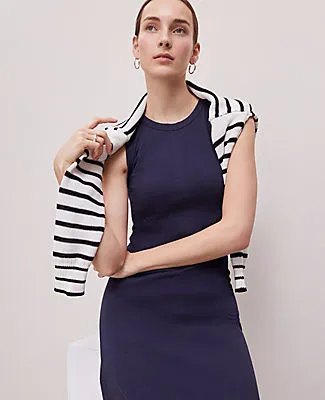 Ann Taylor Petite Weekend Collection Fluted Maxi Dress sold by Ann Taylor product image thumbnail 3