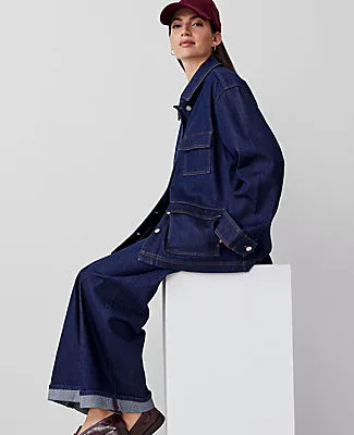 Ann Taylor Weekend Collection Denim Carpenter Jacket sold by Ann Taylor product image thumbnail 4