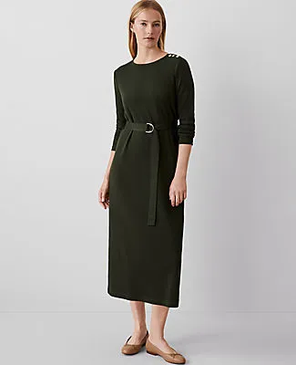 Ann Taylor Petite Column Midi Dress sold by Ann Taylor