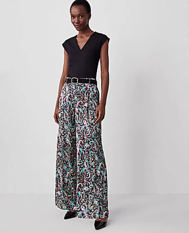 Ann Taylor The Petite Pleated Wide Leg Pant sold by Ann Taylor