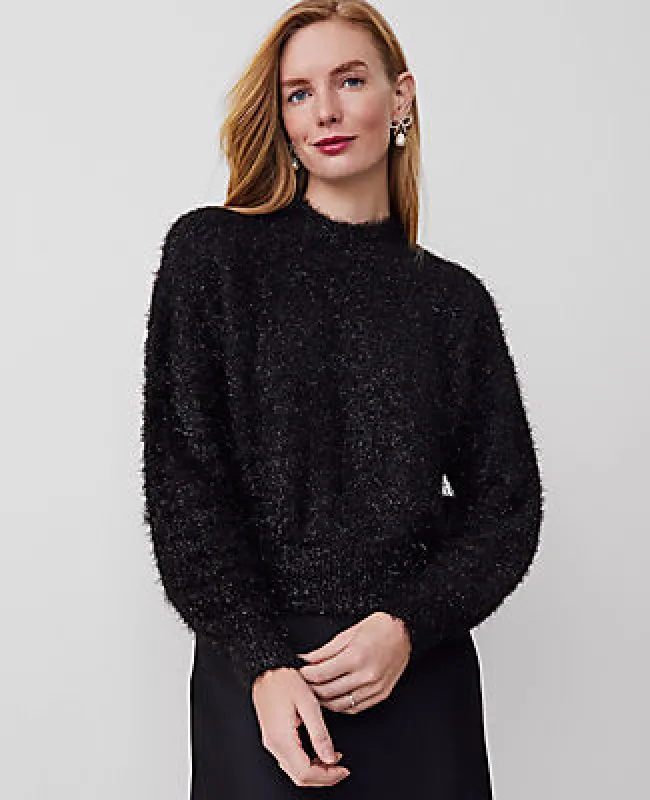 Ann Taylor Tinsel Wedge Sweater sold by Ann Taylor