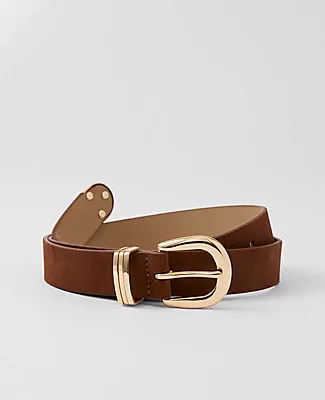 Ann Taylor Suede Multi Keeper Belt sold by Ann Taylor
