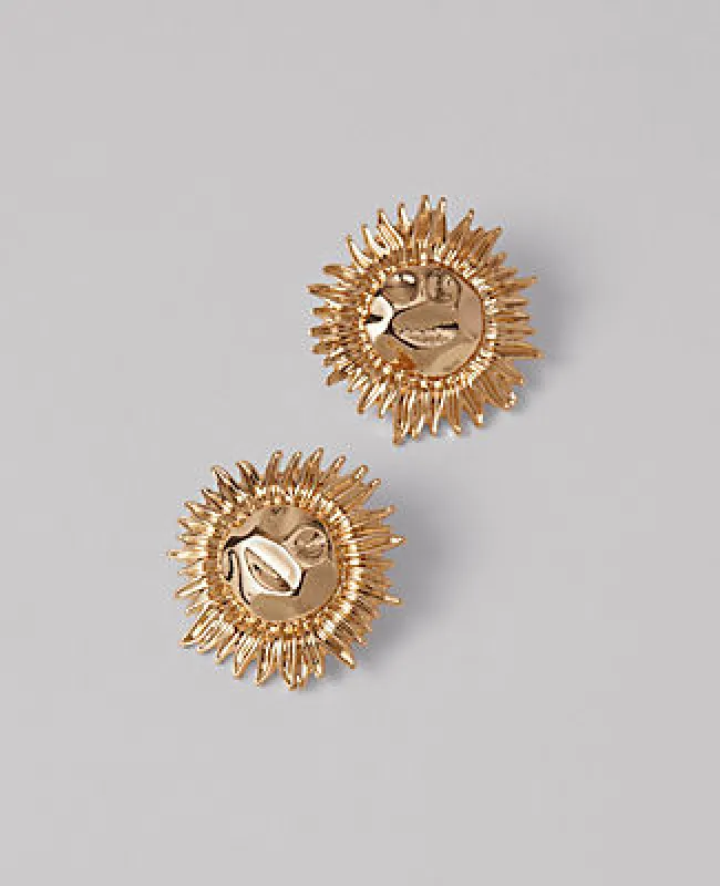 Ann Taylor Metal Sun Stud Earrings sold by Ann Taylor