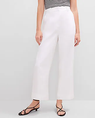 Ann Taylor The Petite Relaxed Ankle Pant in Linen Blend sold by Ann Taylor product image thumbnail 3