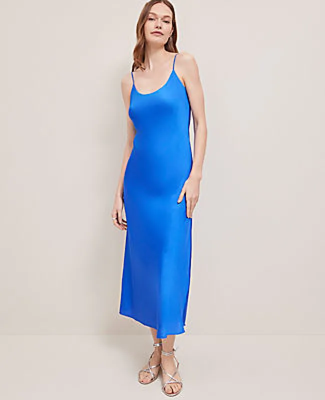Ann Taylor Satin Slip Dress sold by Ann Taylor