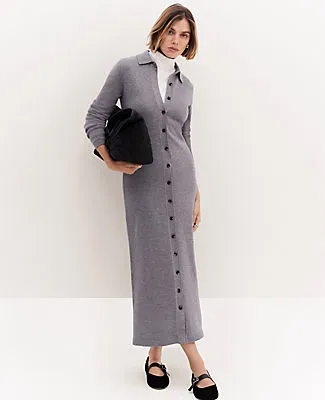 Ann Taylor Weekend Collection Collared Sweater Dress sold by Ann Taylor