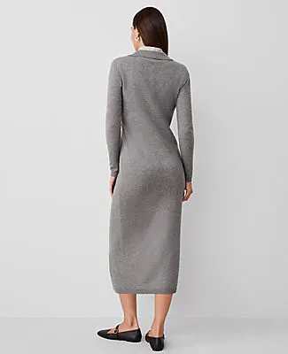 Ann Taylor Weekend Collection Collared Sweater Dress sold by Ann Taylor product image thumbnail 3