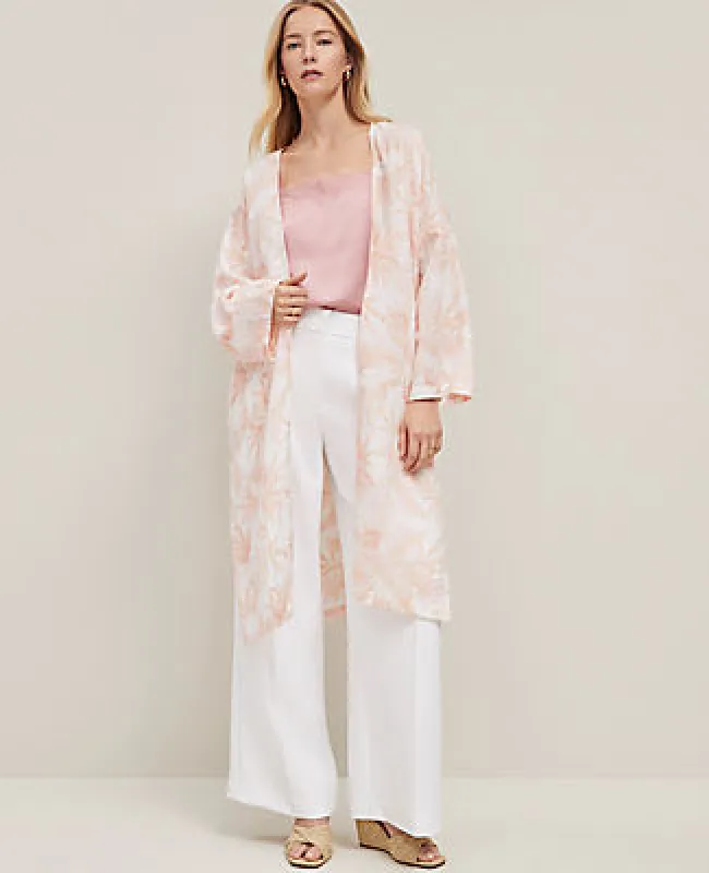 Ann Taylor Floral Long Kimono sold by Ann Taylor