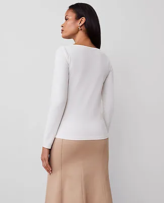 Ann Taylor Square Neck Top sold by Ann Taylor product image thumbnail 2