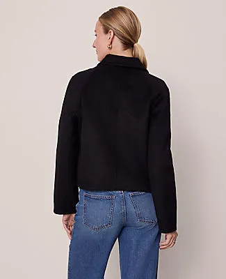 Ann Taylor Petite Collared Double Face Jacket sold by Ann Taylor product image thumbnail 3