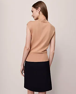 Ann Taylor Refined Mock Neck Sweater Shell Top sold by Ann Taylor product image thumbnail 2