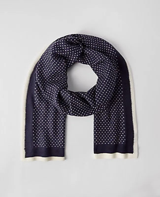 Ann Taylor Weekend Collection Birdseye Scarf sold by Ann Taylor