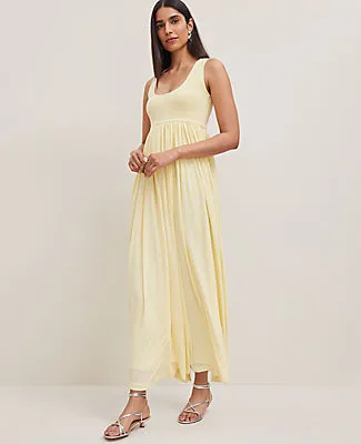 Ann Taylor Petite Mixed Media Sweater Tank Dress sold by Ann Taylor product image thumbnail 2