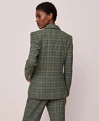 Ann Taylor The Greenwich Blazer in Houndstooth sold by Ann Taylor product image thumbnail 3