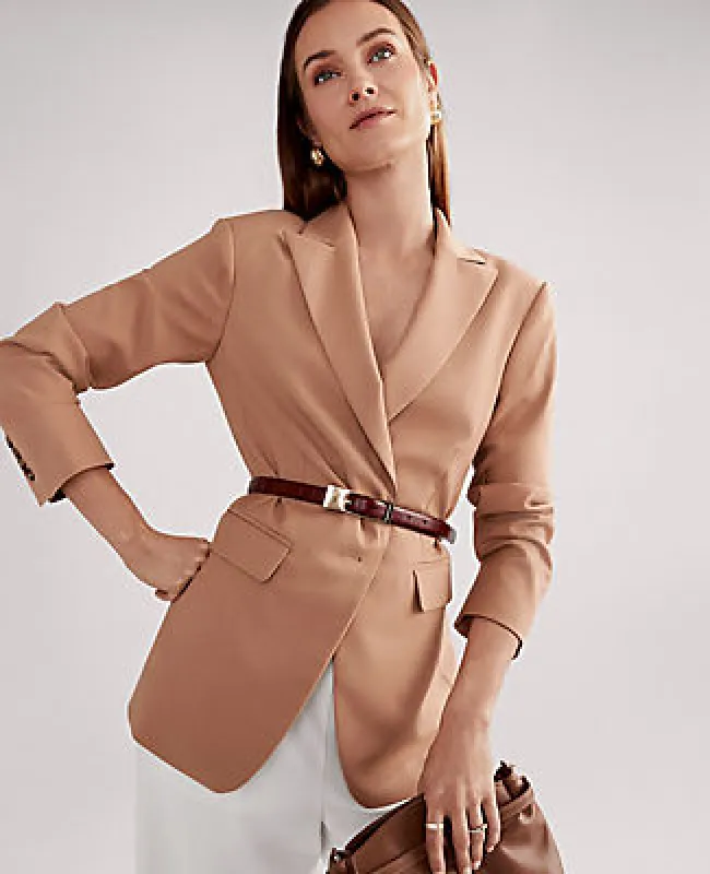 Ann Taylor Fitted Long Blazer sold by Ann Taylor