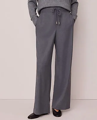 Ann Taylor Petite Weekend Collection Wide-Leg Jogger Pant sold by Ann Taylor product image thumbnail 2