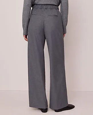Ann Taylor Petite Weekend Collection Wide-Leg Jogger Pant sold by Ann Taylor product image thumbnail 3
