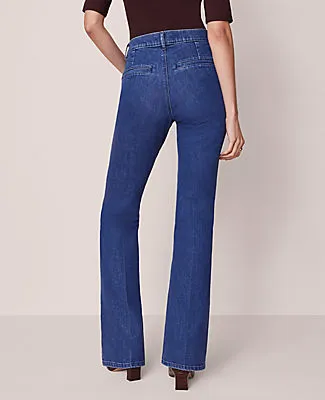 Ann Taylor Mid Rise Boot Jean in Metropolitan Wash sold by Ann Taylor product image thumbnail 3